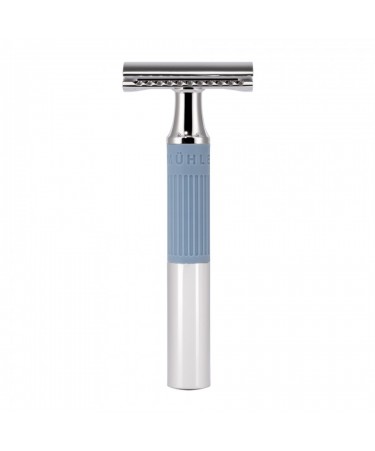 Aparat de ras clasic Safety Razor cu cap cu pieptene inchis si maner de metal Muehle R NEO 03 SR