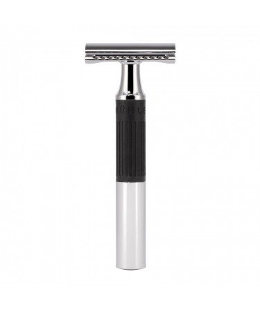 Aparat de ras clasic Safety Razor cu cap cu pieptene inchis si maner de metal Muehle R NEO 06 SR